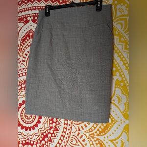Banana Republic Elegant Gray Pencil Skirt With Pockets